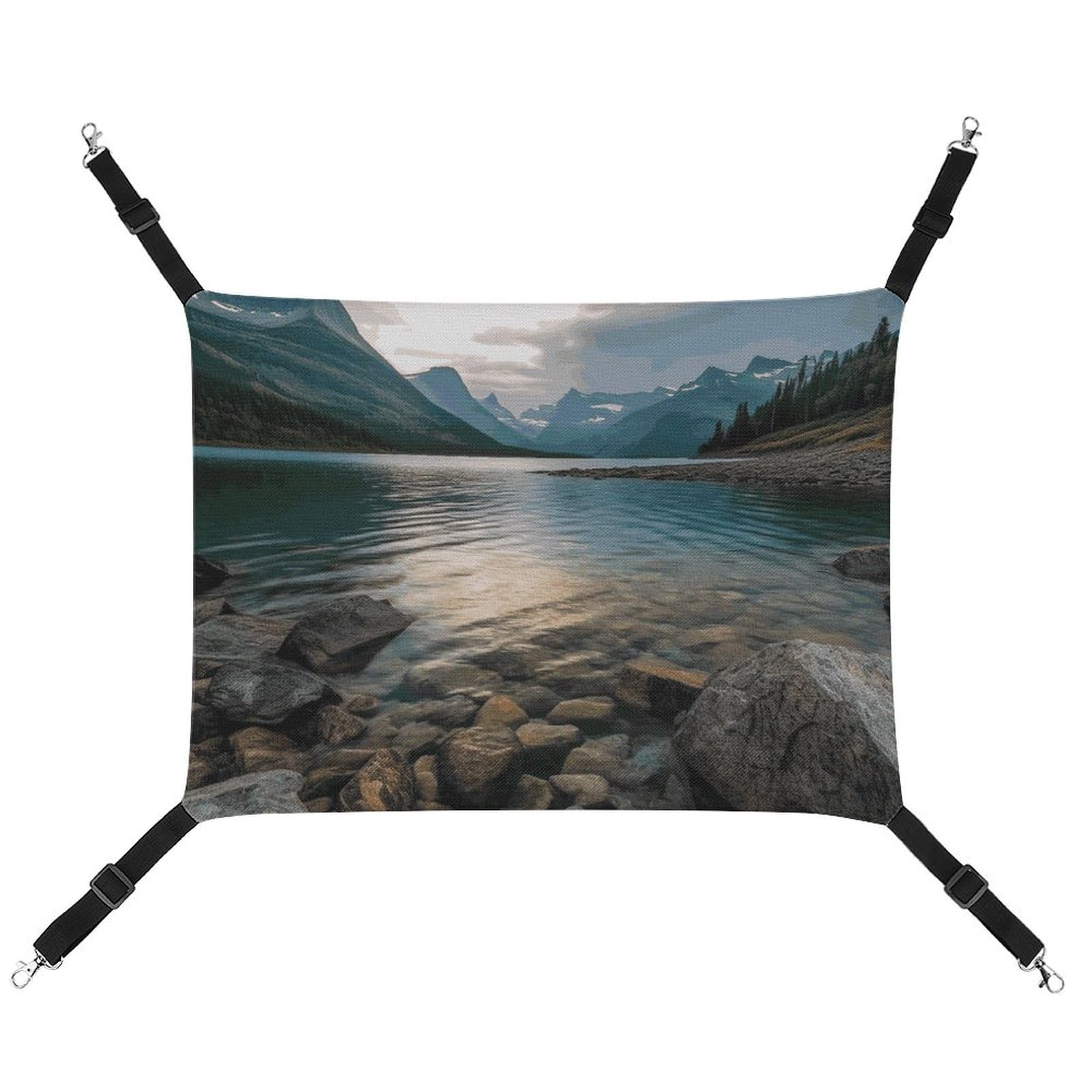 Coussin de fenêtre pour chat réglable lit suspendu sieste au soleil