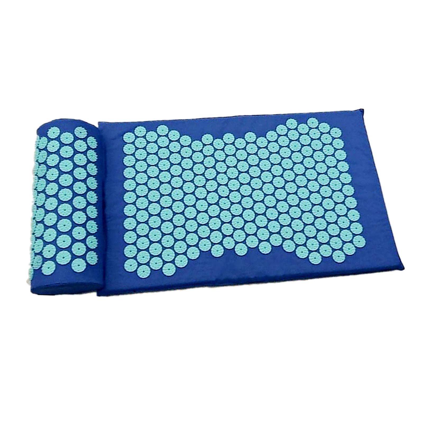 Tapis D'acupression – Coussin de Massage Complet pour Le Dos, Les Jambes, La Nuque, pour Soulager Le Stress et Idéal En, Bleu