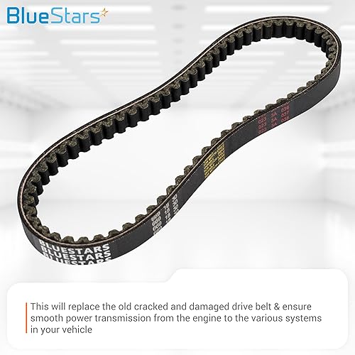 Miniatura 2 de BlueStars 669-18-30 Racing CVT Correa de transmisión  Se adapta a 49cc 50cc GY6 139QMB Motor Scooter, ATV, Go Kart, ciclomotor  Compatible con