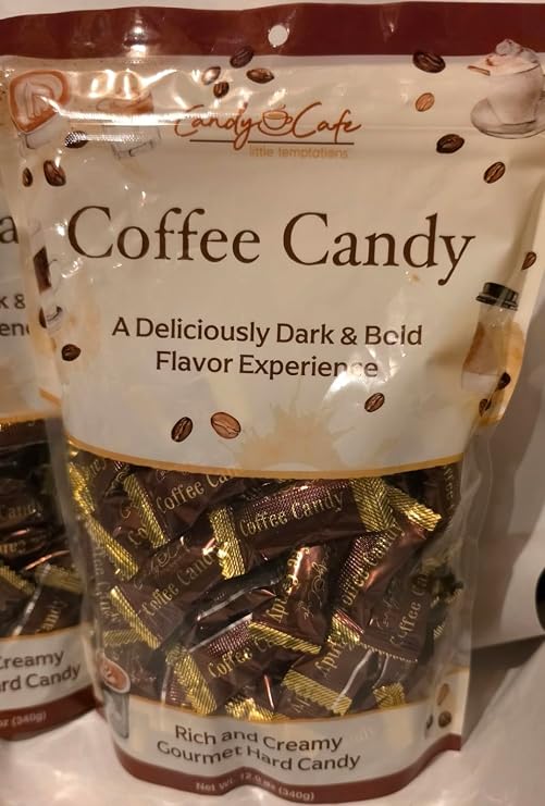 Candy Cafe Coffee Candy Brazilian Flavor 12 oz, 2 Bags