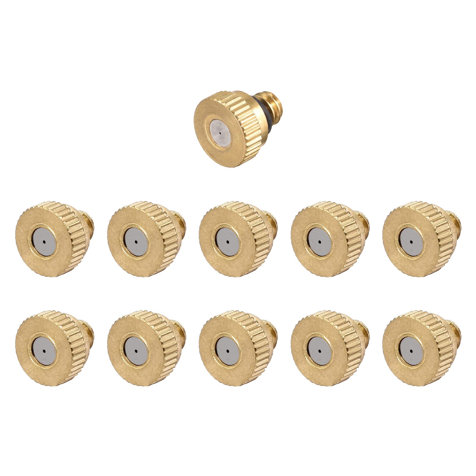 Buses de brumisation jardin laiton doré 0.3mm 0.5mm pour système d'irrigation extérieur