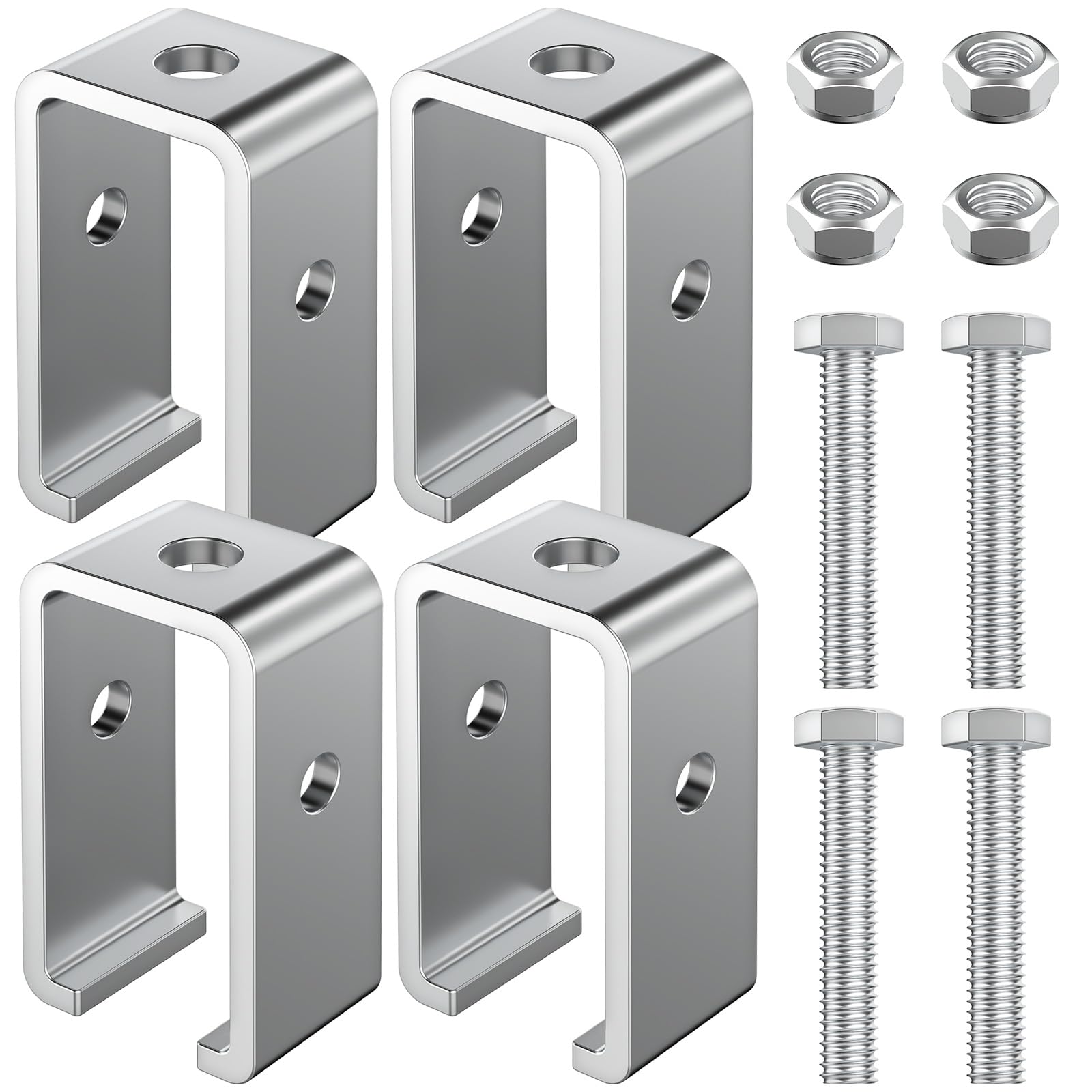 Photo 1 of 1-5/8 Inch Unistrut Channel Trolley Track Support Hanger Bracket