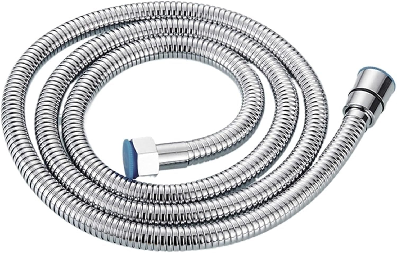 Gkirqvpe Silver Shower Hose, Shower Hose Flexible Stainless Steel Multicolor G1/2 1.5M