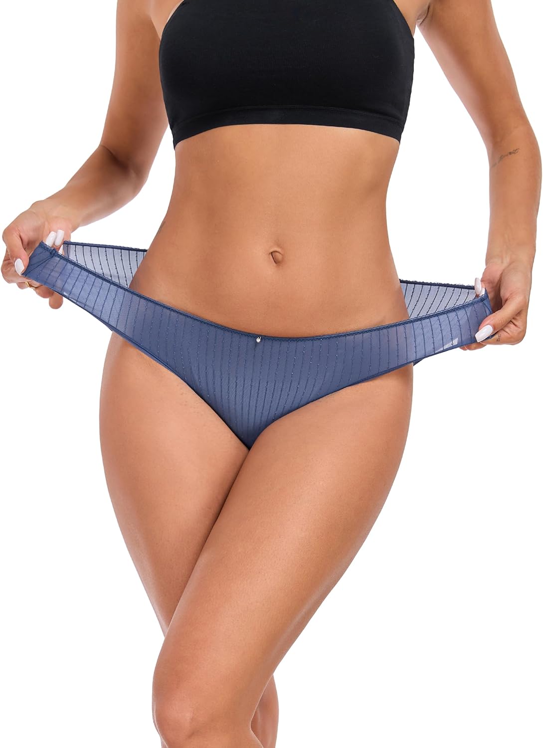 ANLIQI Womens Quick Dry Underwear Travel Bikini Panties Packs Low Rise Workout Hipster Lightweight Comfy Undies for Ladies - Image 7