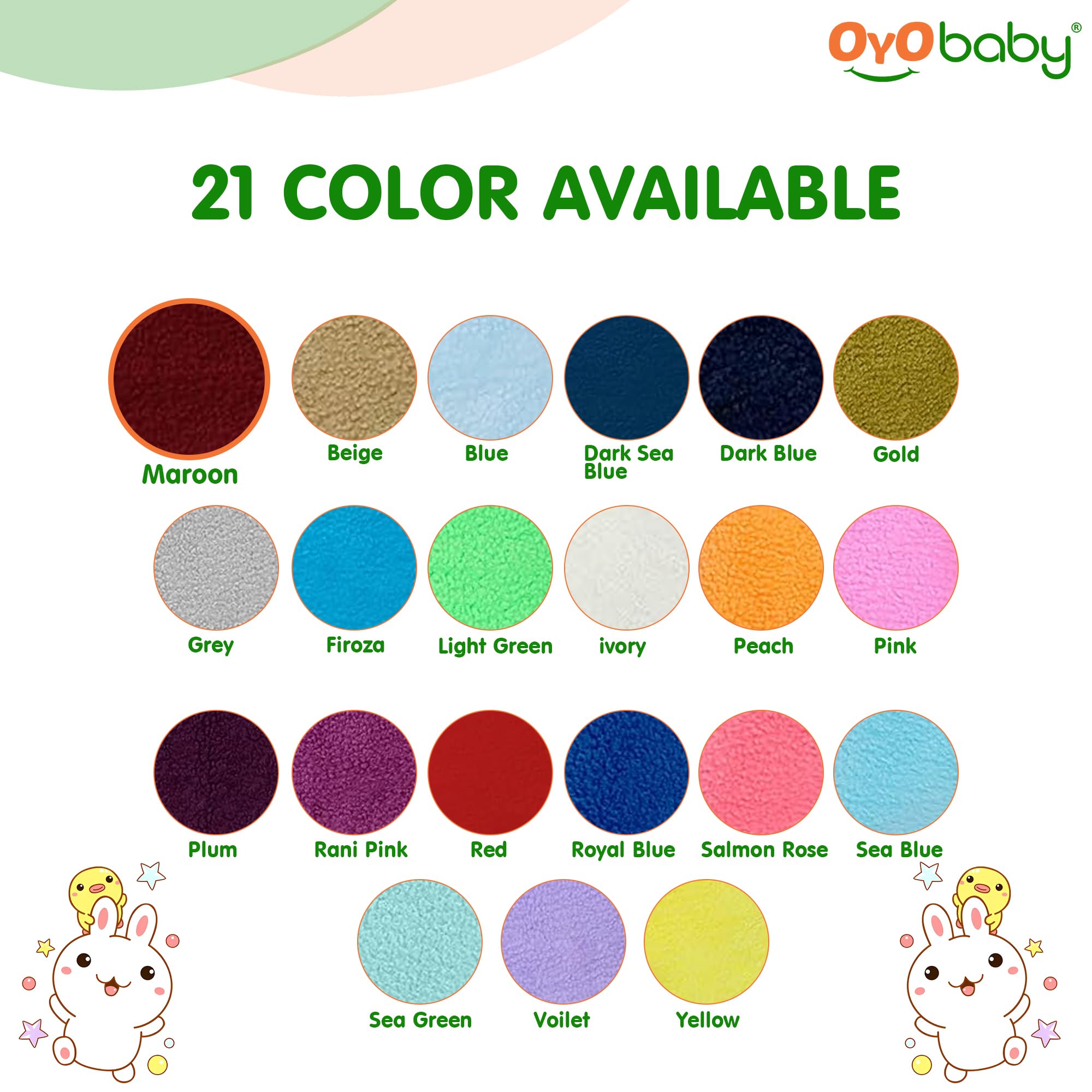 OYO BABY - Quickly Dry Super Soft Waterproof and Reusable Mat/Underpad/Absorbent Sheets/Mattress Protector - Image 7 thumbnail
