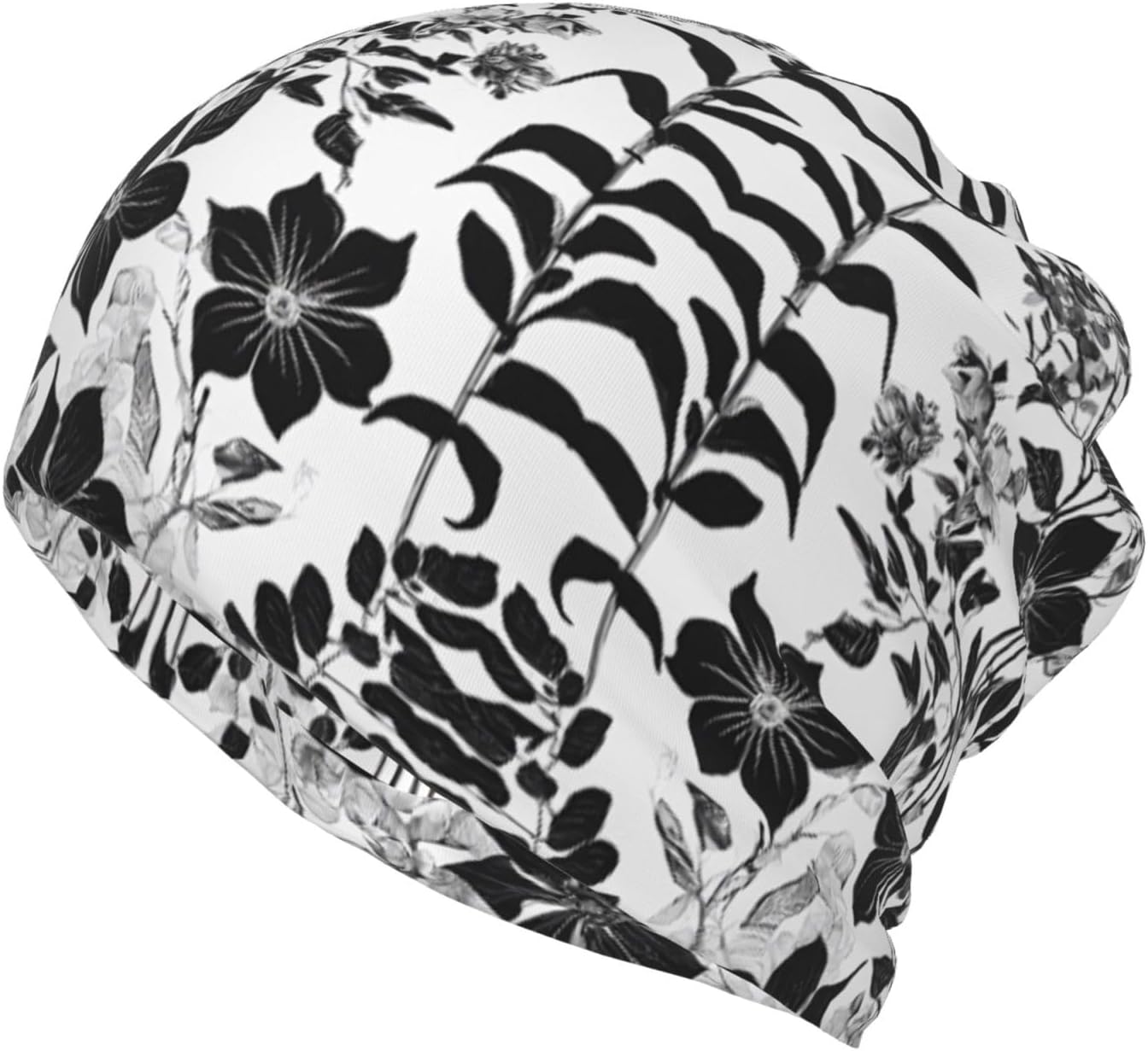 (Damask Pattern) Multi-Functional Convertible Brimless Hat for Daily Outdoor Travel Use -