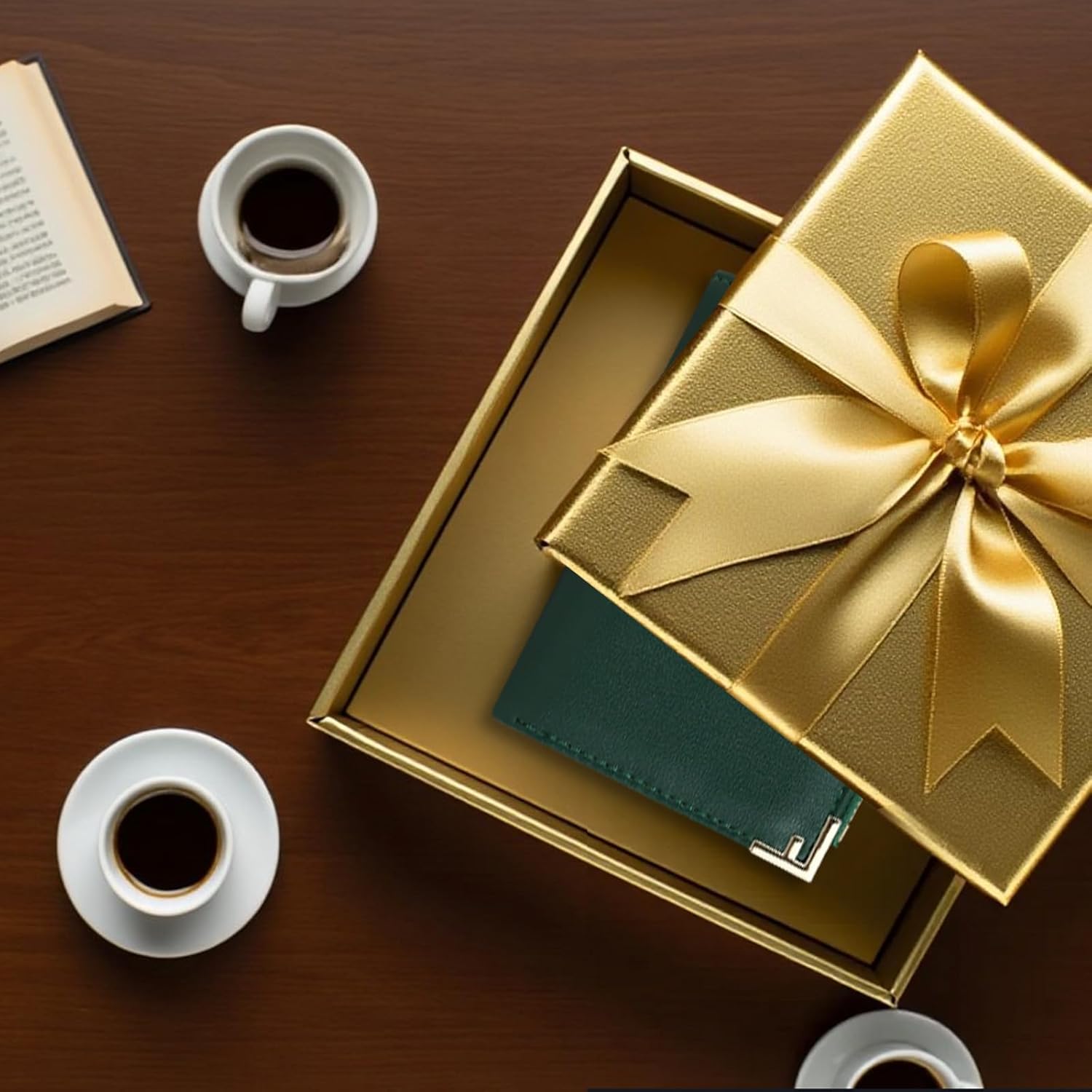 Andiker Small Wallet for Women, Soft PU Leather Women’s Wallet Simple Bifold Wallet with Photo Window Zipper Coin Pocket (Caramel) - Image 6