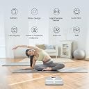 MEPL Smart Bluetooth Weighing Scale – 18 Health Metrics Tracker BMI, BMR Body Fat, Muscle Mass, Water | Sync with Mobile App | Tempered Glass, 180kg Capacity | 2-Year Warranty (White) gallery image