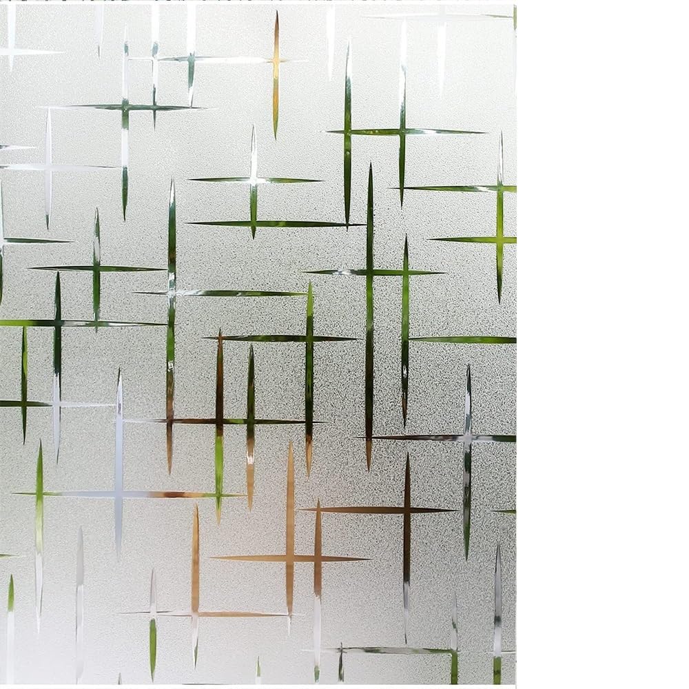 Window Film Privacy Frosted Privacy Window Film Glass Self Adhesive Matte UV Protection Stickers(30x100cm)