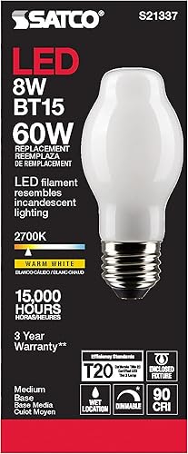 Miniatura 4 de Satco S21337 8BT15/WH/LED/927/120V - Paquete de 6
