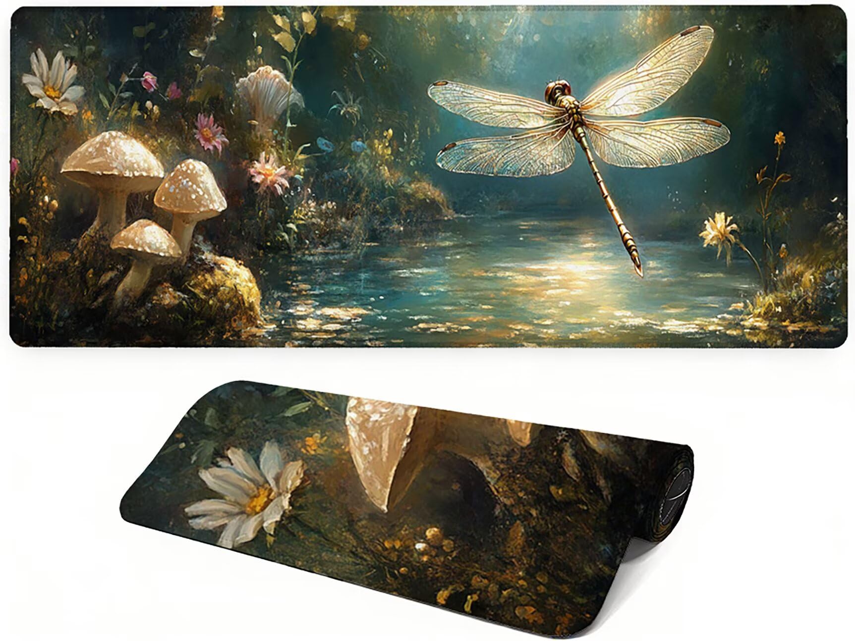 Podkładka pod mysz Lejnlnng XXL - 120x60cm - Podkładka pod mysz dla dużych graczy, fabryczna XL antypoślizgowa gumowa mata na biurko, wodoodporna podkładka pod mysz o wysokiej precyzji i prędkości