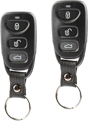 Control Remoto Llavero de Coche con Entrada sin Llave compatible con Hyundai Sonata 2011-2015 (OSLOKA-950T), Juego de 2