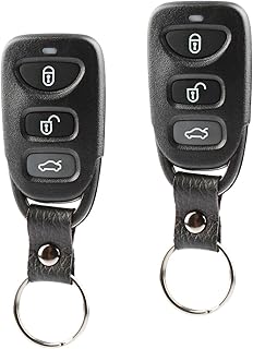 Car Key Fob Keyless Entry Remote fits 2007-2010 Hyundai Elantra / 2006-2010 Hyundai Sonata (OSLOKA-310T), Set of 2