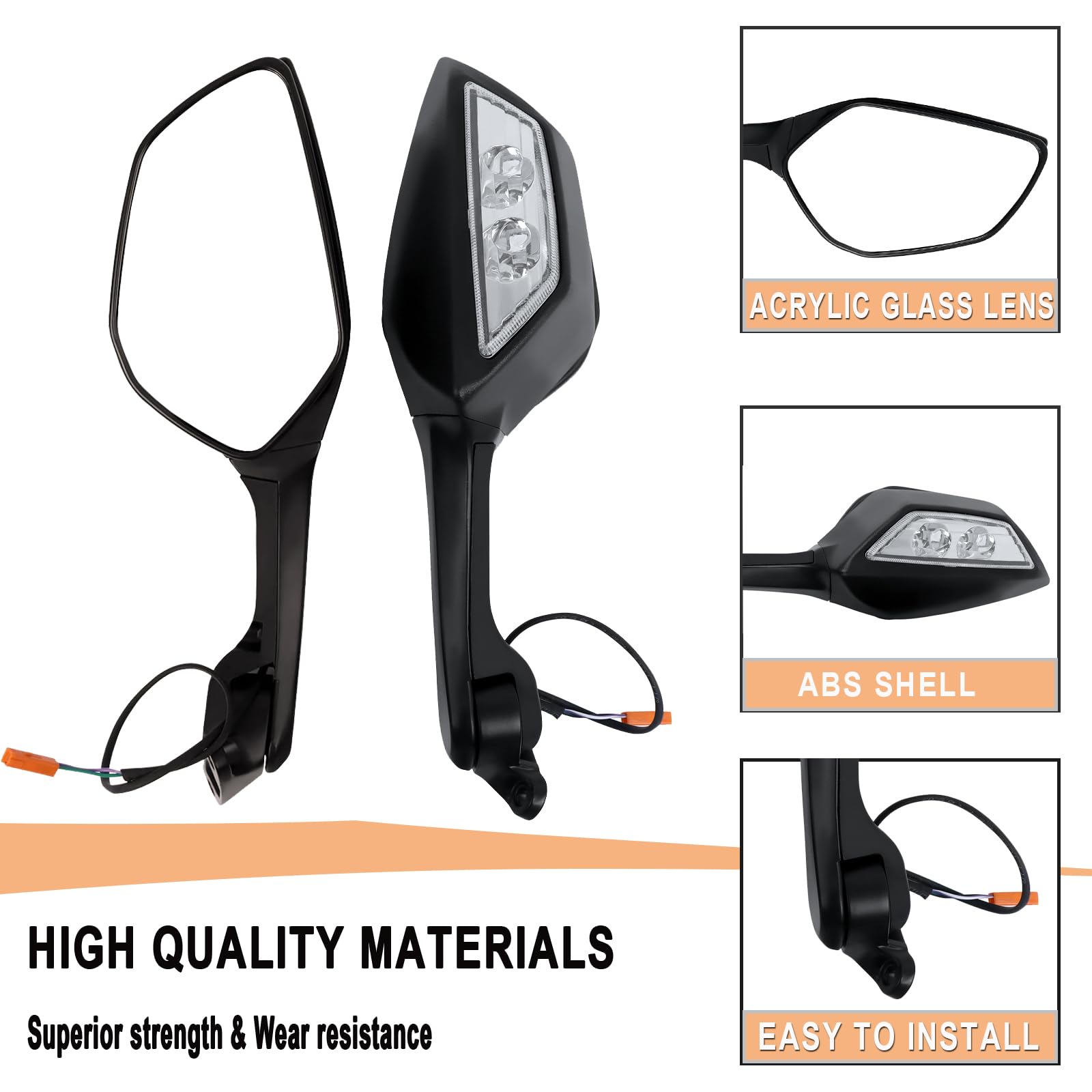 Amazon.com: Worldmotop Offroad Rear View Side Mirror