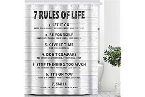 Inspirational Quotes Shower Curtain: Transform Your Bathroom Into a Haven of Motivation