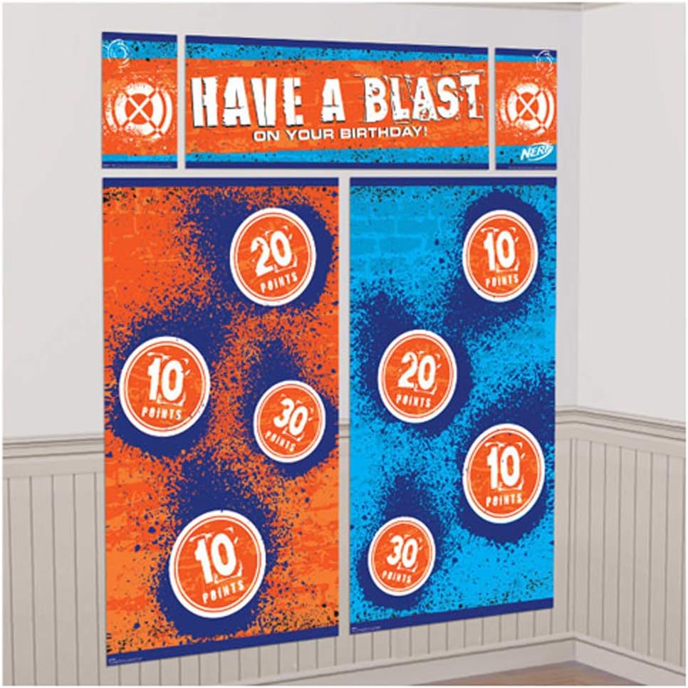 Nerf Wall Poster Decorating Kit (5pc)