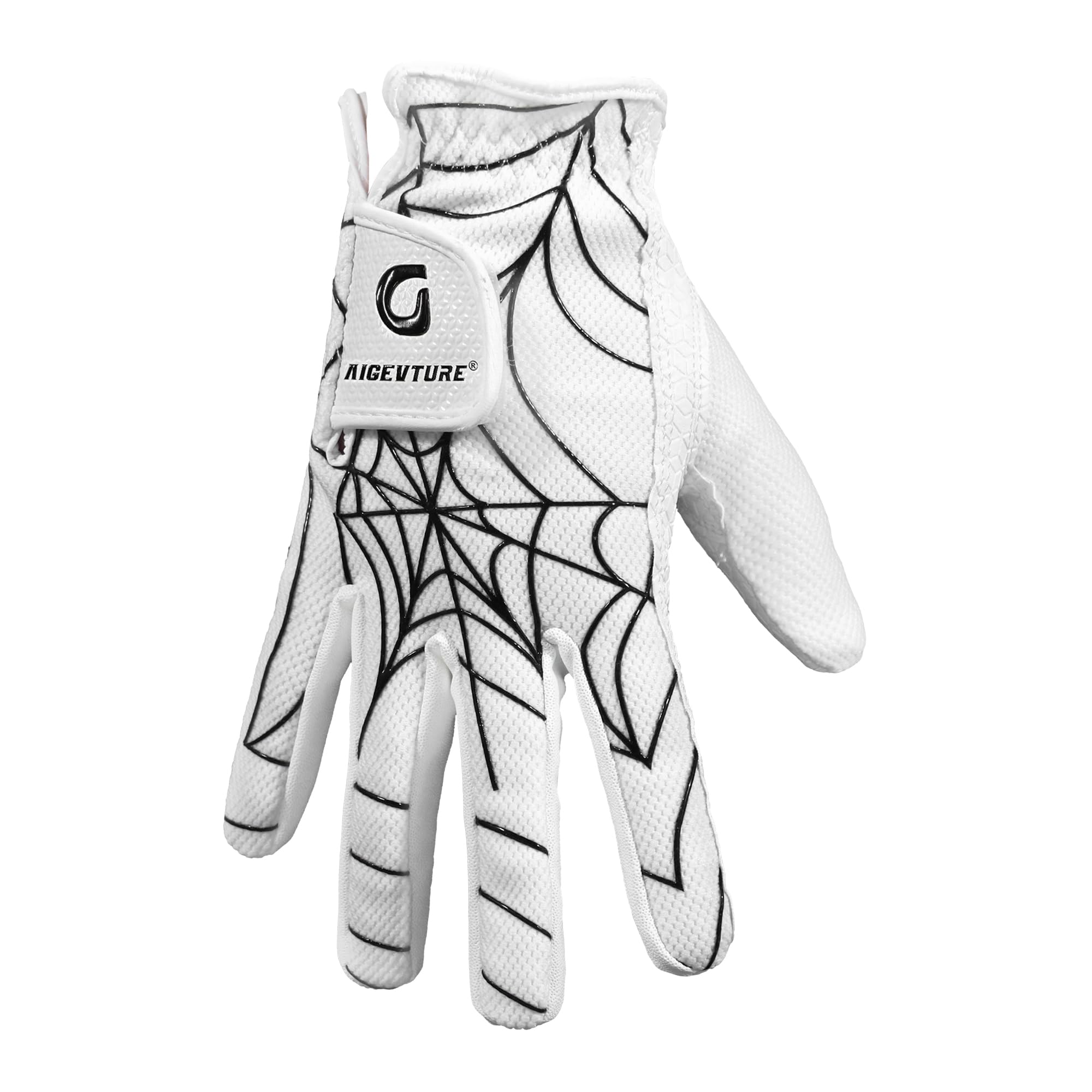 AIGEVTURE Golf Gloves Kids Junior Toddlers Right Hand Children's Premium Youth Golf Gloves Boys Girls White XL Right Hand โ image 1