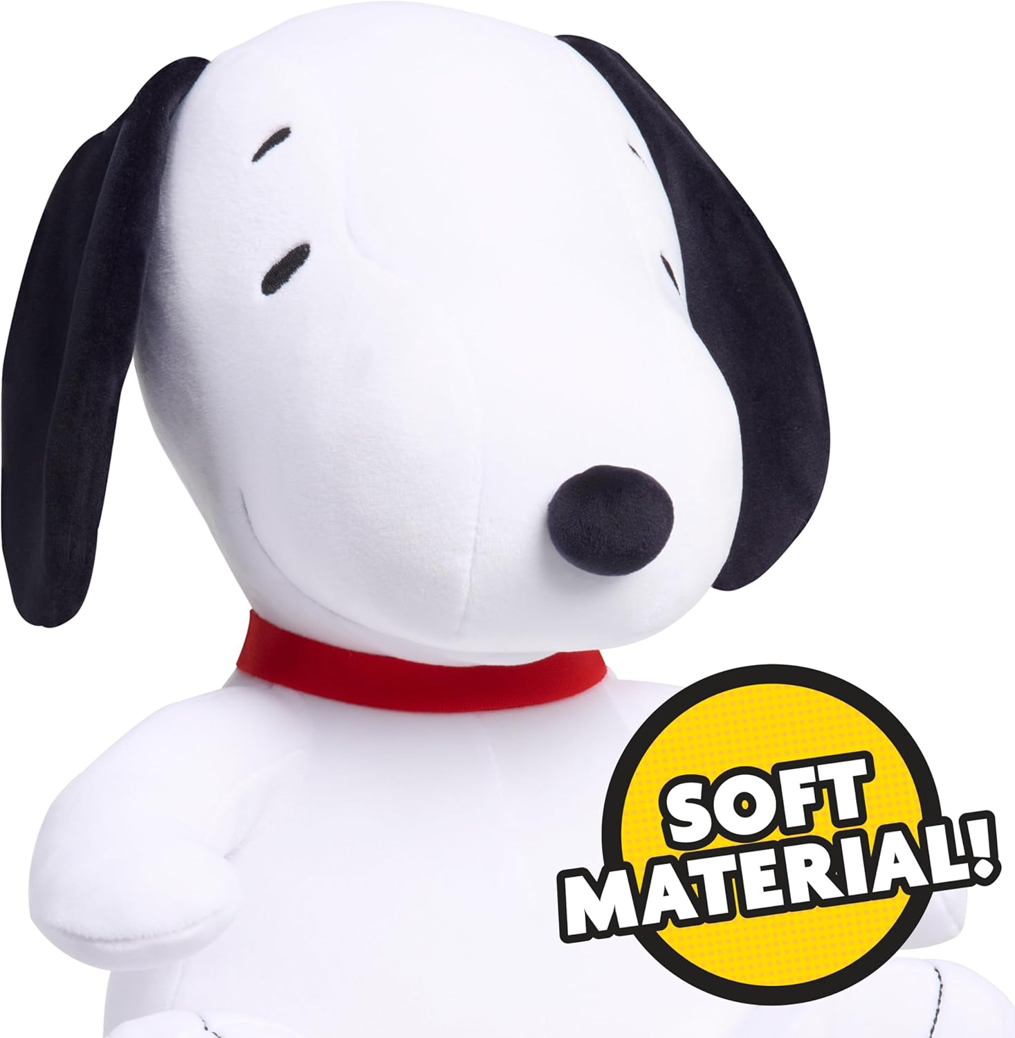 Peanuts Large 2 lb Weighted Plush Snoopy, 12-inch Stuffed Animal, Kids Toys for Ages 3 Up by Just Play