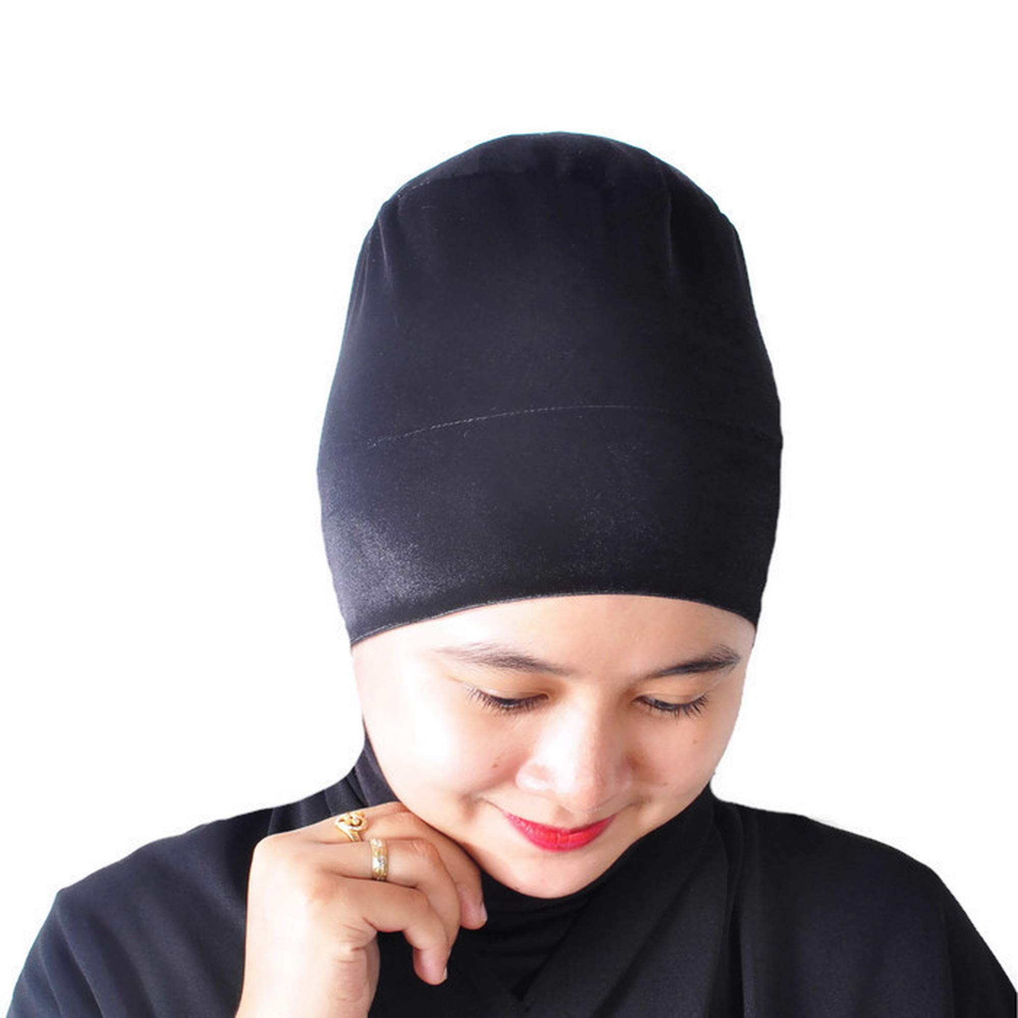 Non-Slip Velvet Handmade Bun Hijab 