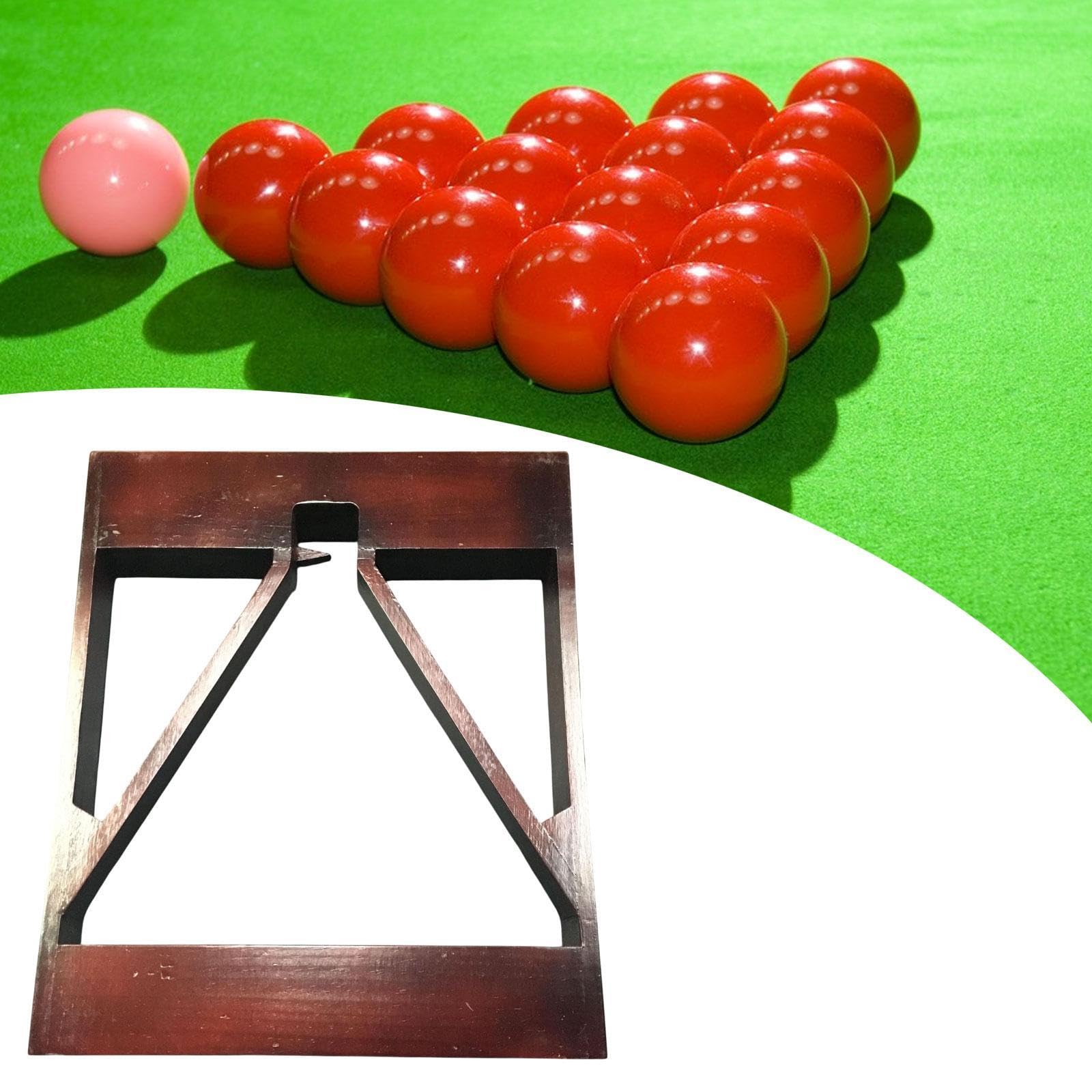 Supporto Triangolare per Biliardo in Legno, Palla da Biliardo, Posizionamento, Accessori per Biliardo