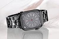 Vista 171 de Lightweight Resin Band For Apple Watch Series 11 10 SE 9 8 7 6 5 4 3 2 1 Ultra 3 2, Fashion Adjustable Replacement Strap for iWatch Bands 38mm 40mm