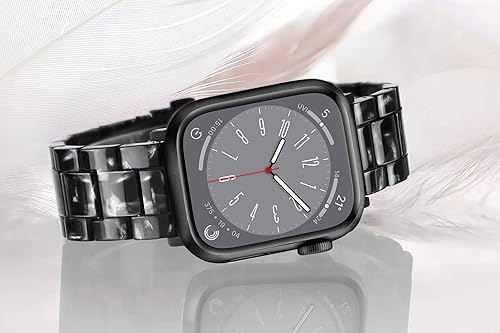 Miniatura 171 de Lightweight Resin Band For Apple Watch Series 11 10 SE 9 8 7 6 5 4 3 2 1 Ultra 3 2, Fashion Adjustable Replacement Strap for iWatch Bands 38mm 40mm