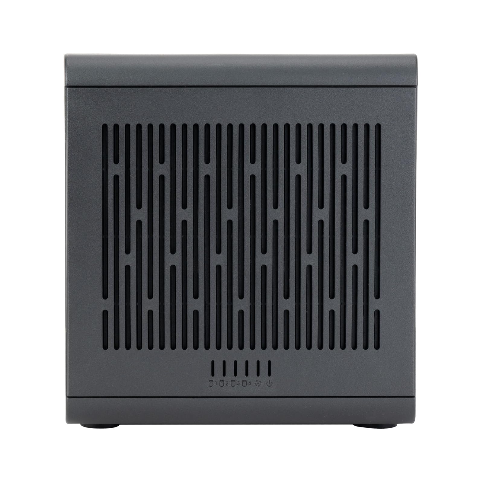Silverstone TS434U - Caja de Disco Duro Externa SATA Hot-Swap de 4 bahías 10Gbps, Compatible con 4 × 3,5"/2,5" HDD o SSD SATA I/II/III, SST-TS434UB-10G (Negro)