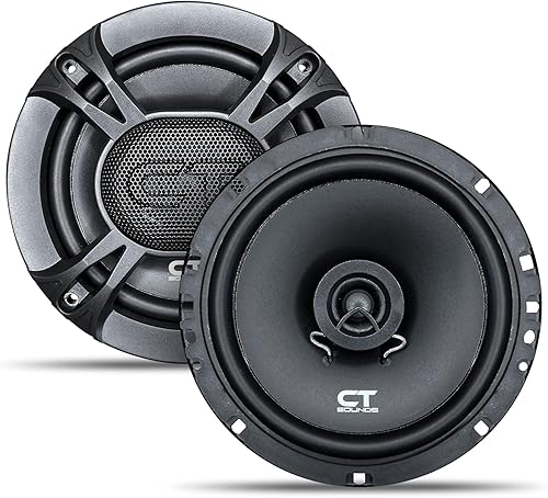 CT Sounds BIO-6-5-COX - Altavoces coaxiales para automóvil de 6.5 pulgadas, 200 vatios máximo, par