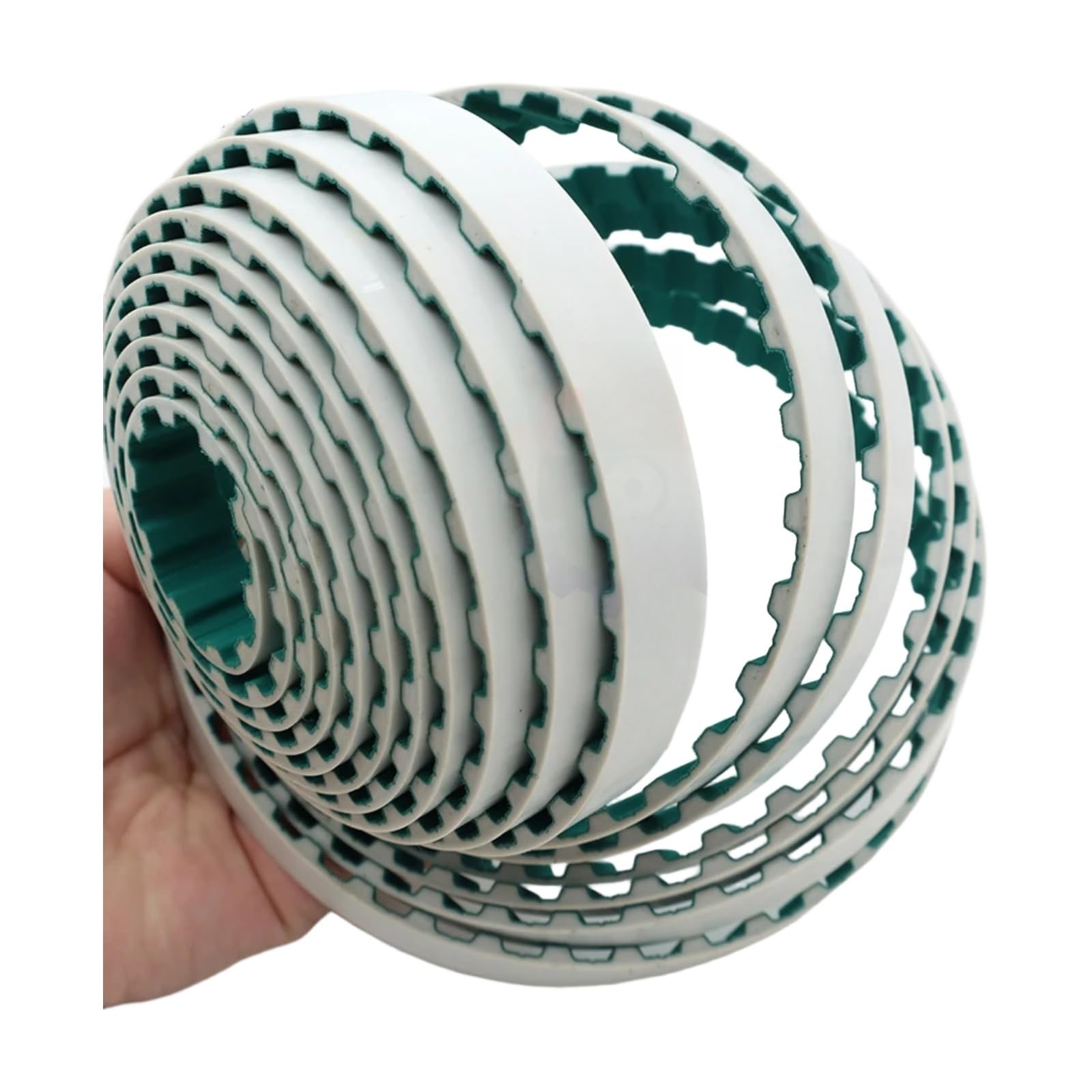 T5 Abierta Poliuretano Núcleo acero Correa dentada Paso 5mm(Belt width 60mm; 1 Meter; T5 - Black)