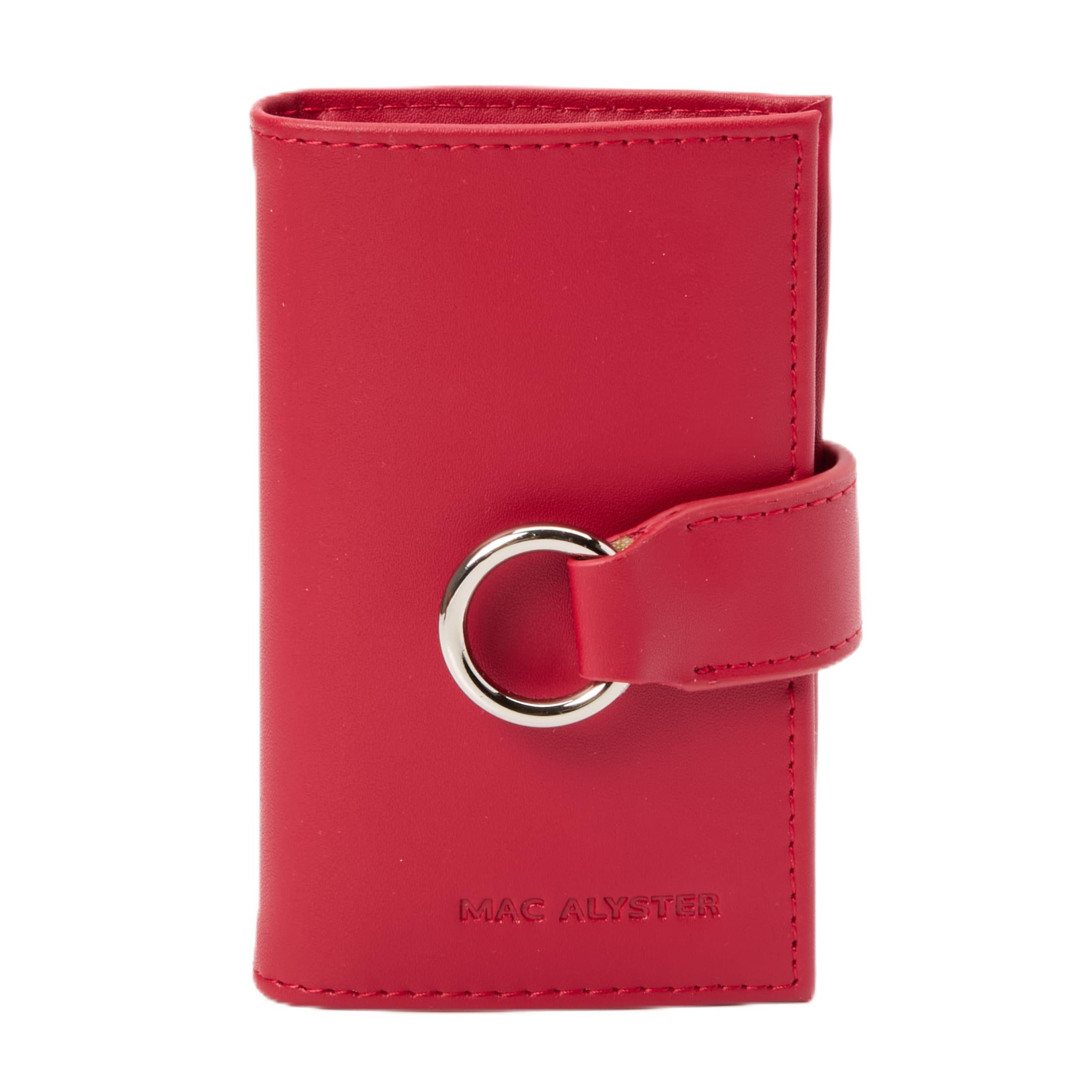 MAC ALYSTER Women's Porte Cartes - 12 CC Rouge One Size, red, Standard Size, Casual