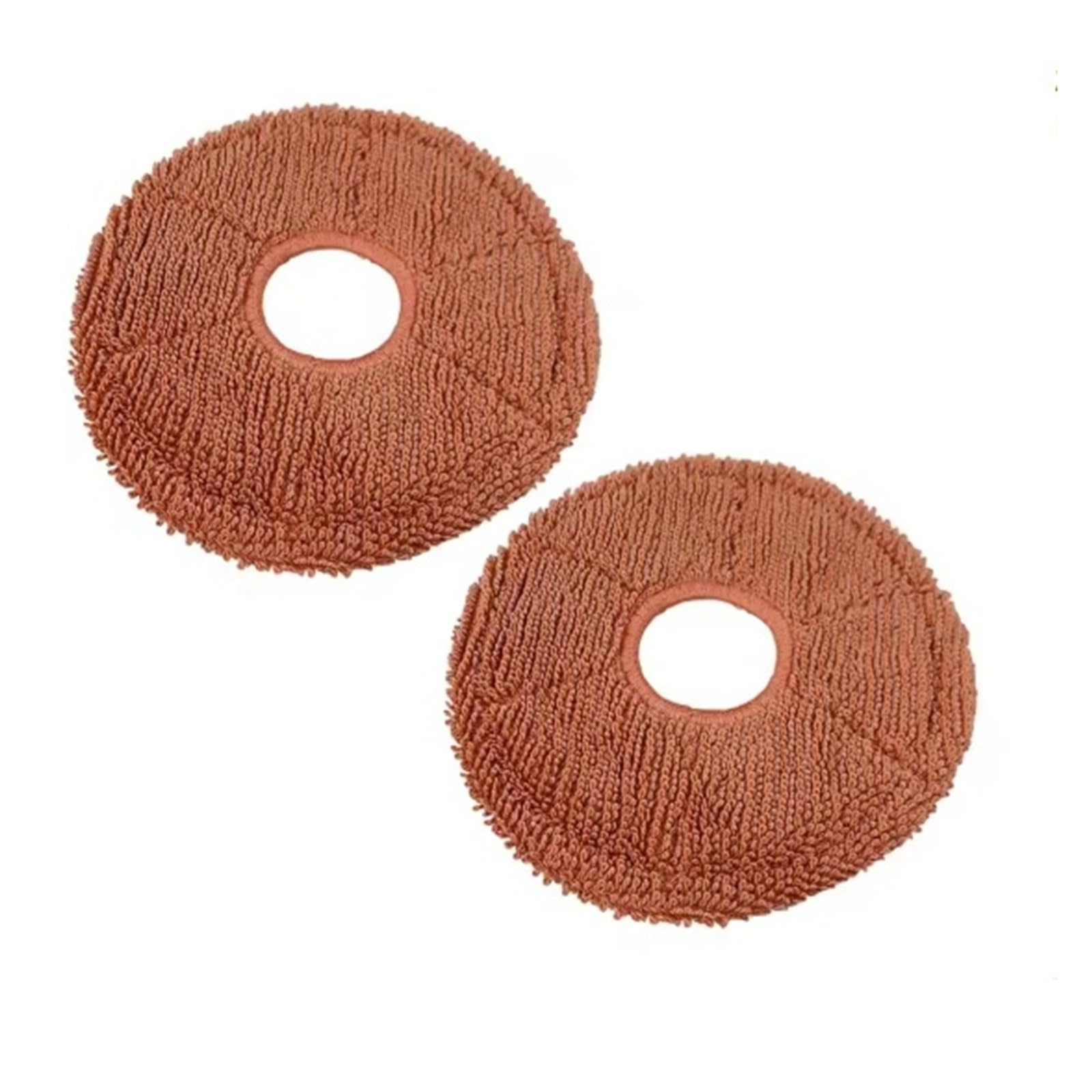 VIXWDRUTY 2pcs Plush Mop，Compatible For MOVA，Compatible For MOBIUS，60 Robot Vacuum Cleaner Mop Cloth(ThermoHold Mop)