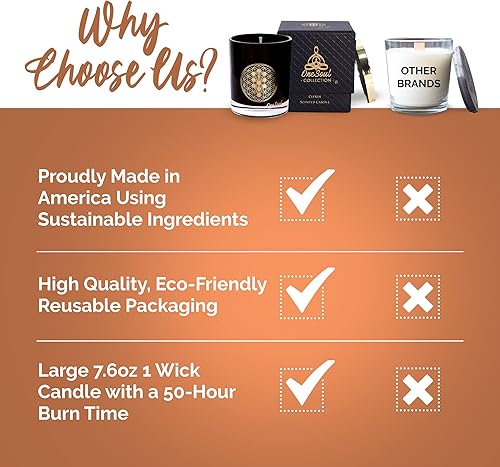 Miniatura 9 de Vela de aromaterapia cítrica, velas aromáticas picantes, velas de lujo perfumadas con símbolo del árbol de la vida, vela de soja vertida a mano, 50