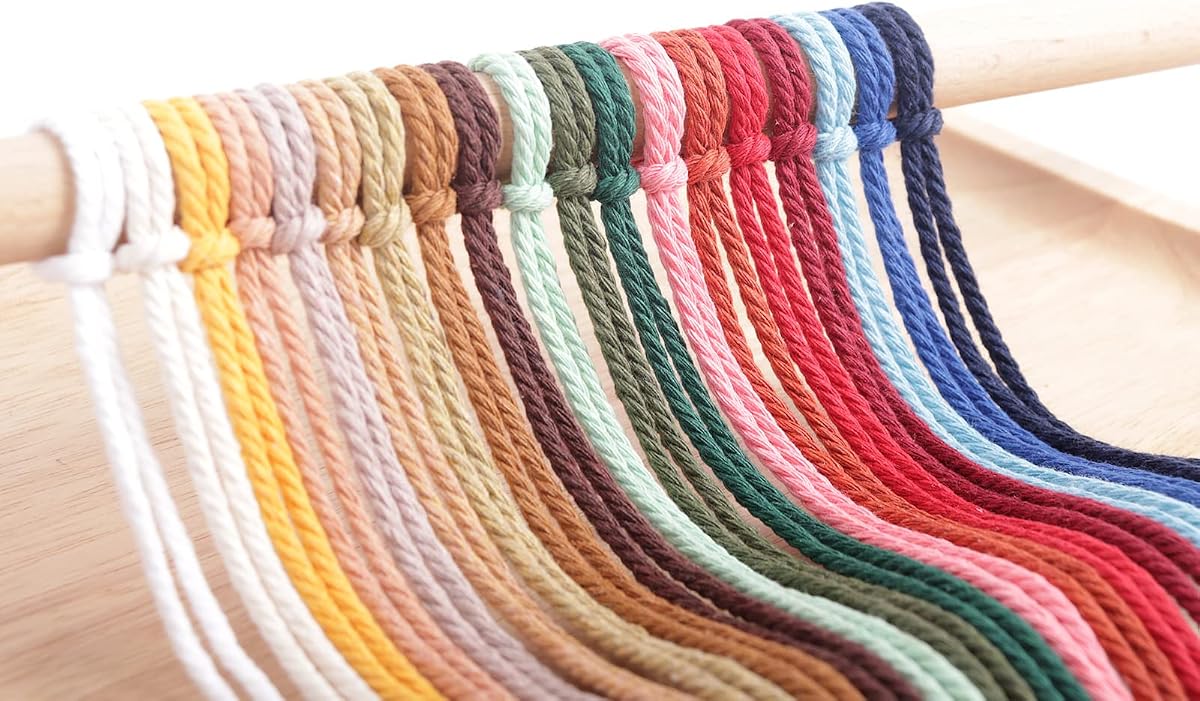 Natural Cotton Macramé Cord view 2