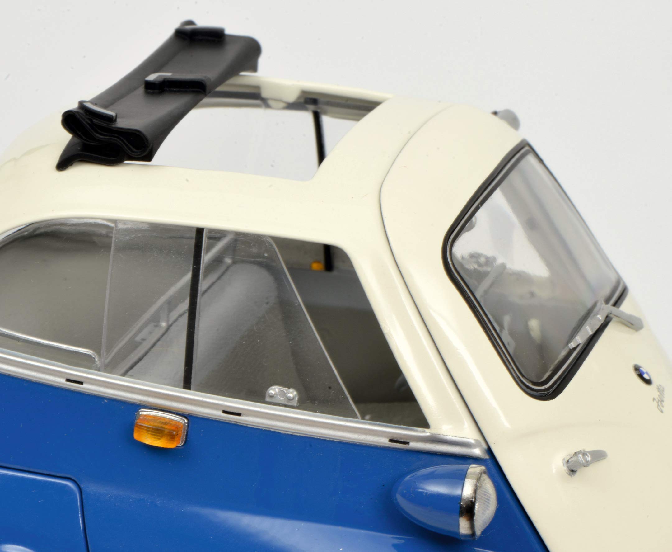 Schuco BMW Isetta Exp., Modellauto, 1:18, blau-weiß: Amazon.de