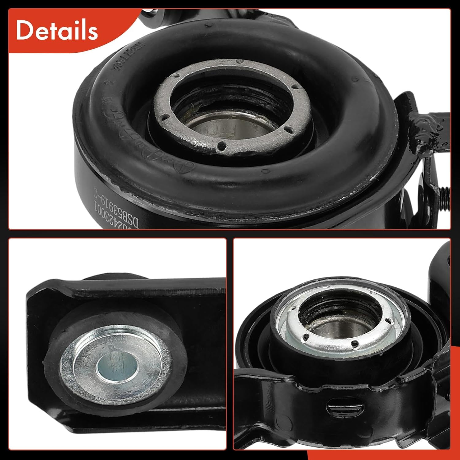 A-Premium Front Drive Shaft Center Support Bearing Compatible with Mitsubishi Outlander 2003 2004 2005 2006, AWD, Driveshaft Carrier Bearing