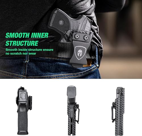 Miniatura 5 de Funda P365XL, funda IWB Kydex ajuste a medida pistola Sig Sauer P365 XL de 0.354 in, funda de transporte oculta en la cintura interior para Sig