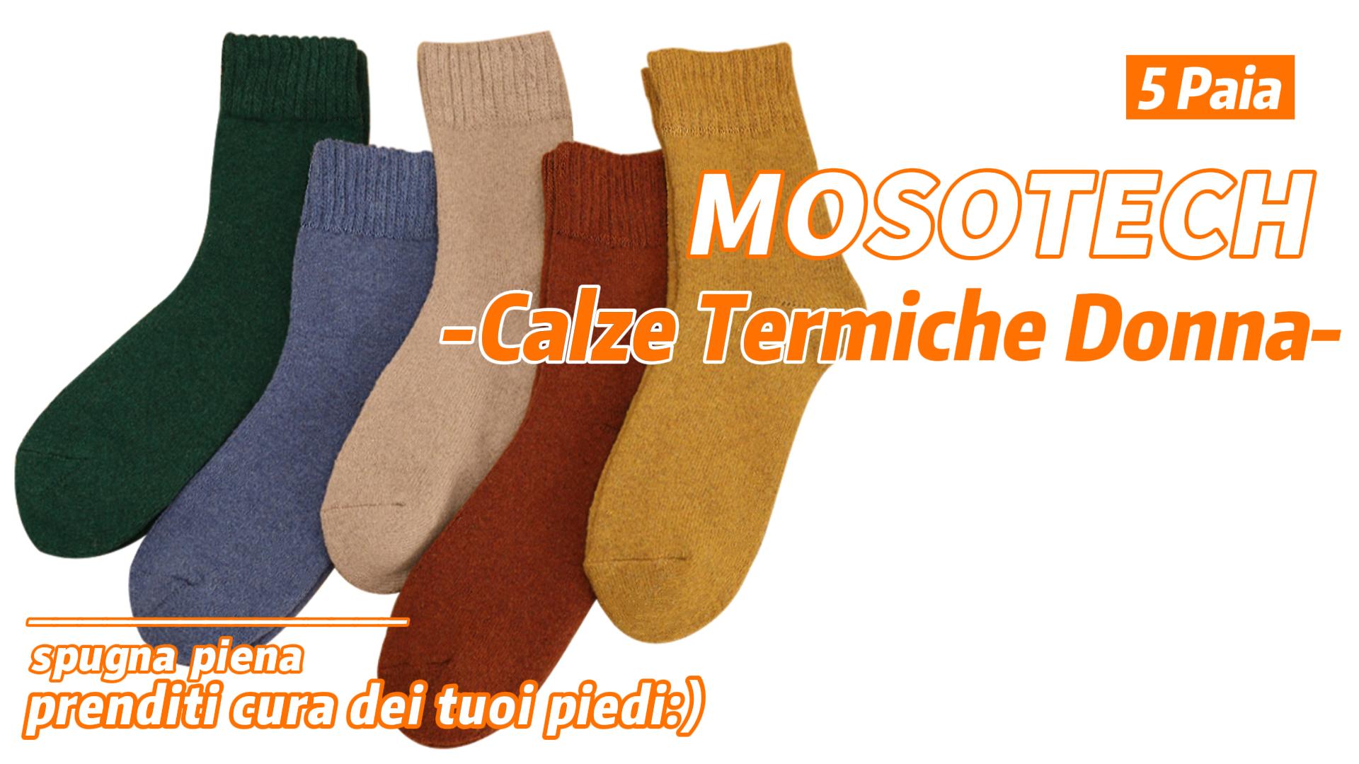 Lana Merino, 2.4 Tog, Resistenti Per Escursionismo E Sci - Foto 6