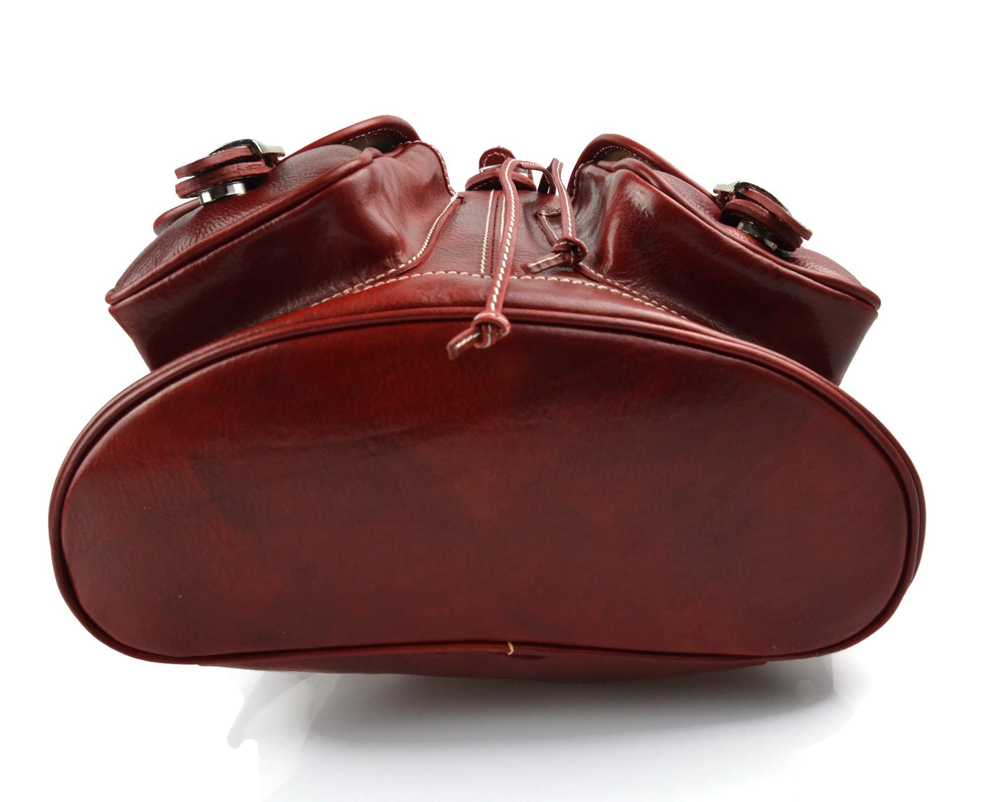 Mochila de piel rojo mochila piel mochila hombre mujer mochila de viaje mochila de cuero mochila sport bolso de espalda piel
