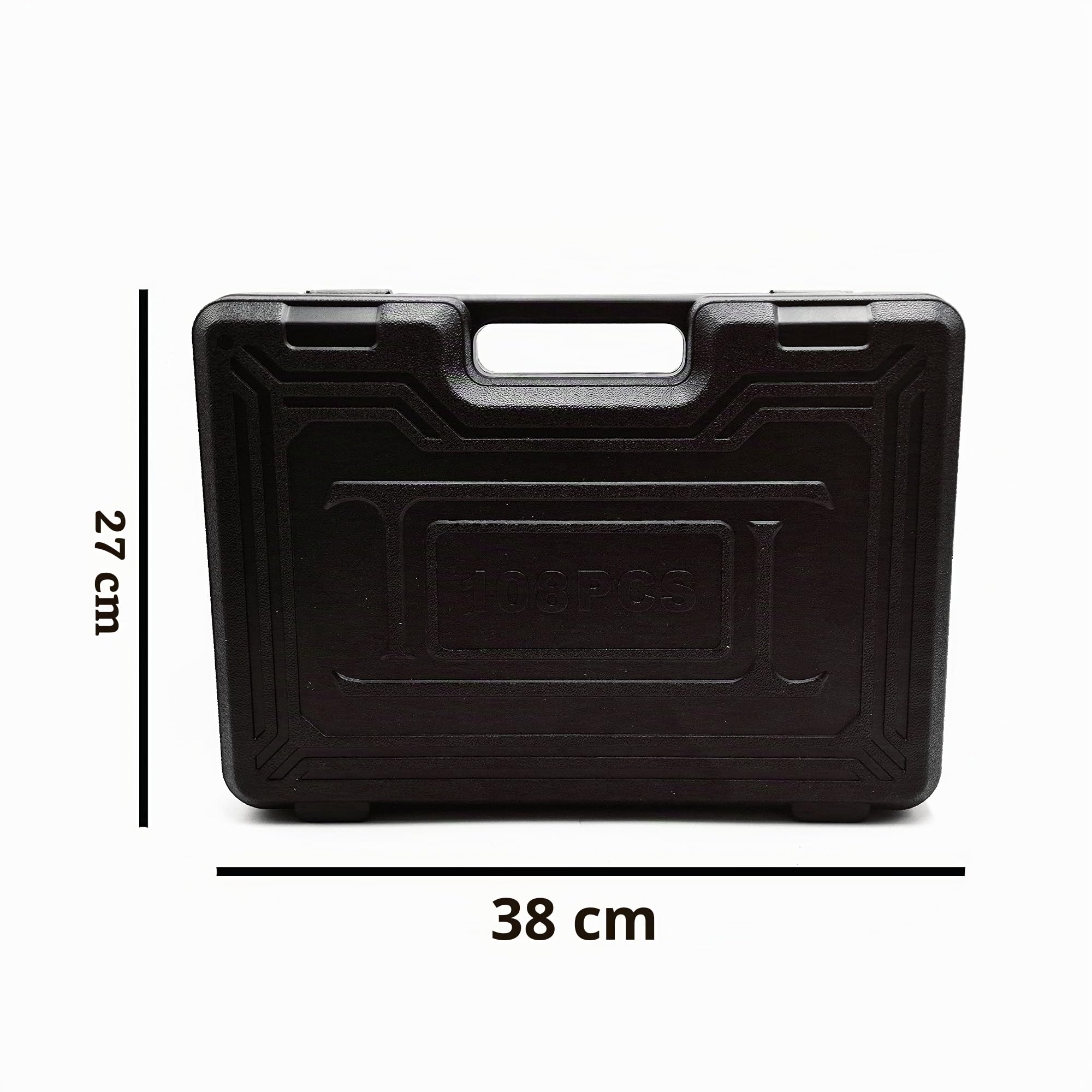 MAKA Valigetta Porta Attrezzi a Bussola Esagonali Professionale 108 Cricchetto Reversibile Pezzi Chiavi Inserti Avvitatori a Snodo Acciaio al Cromo Vanadio Punta Adattatore (108 Pezzi)