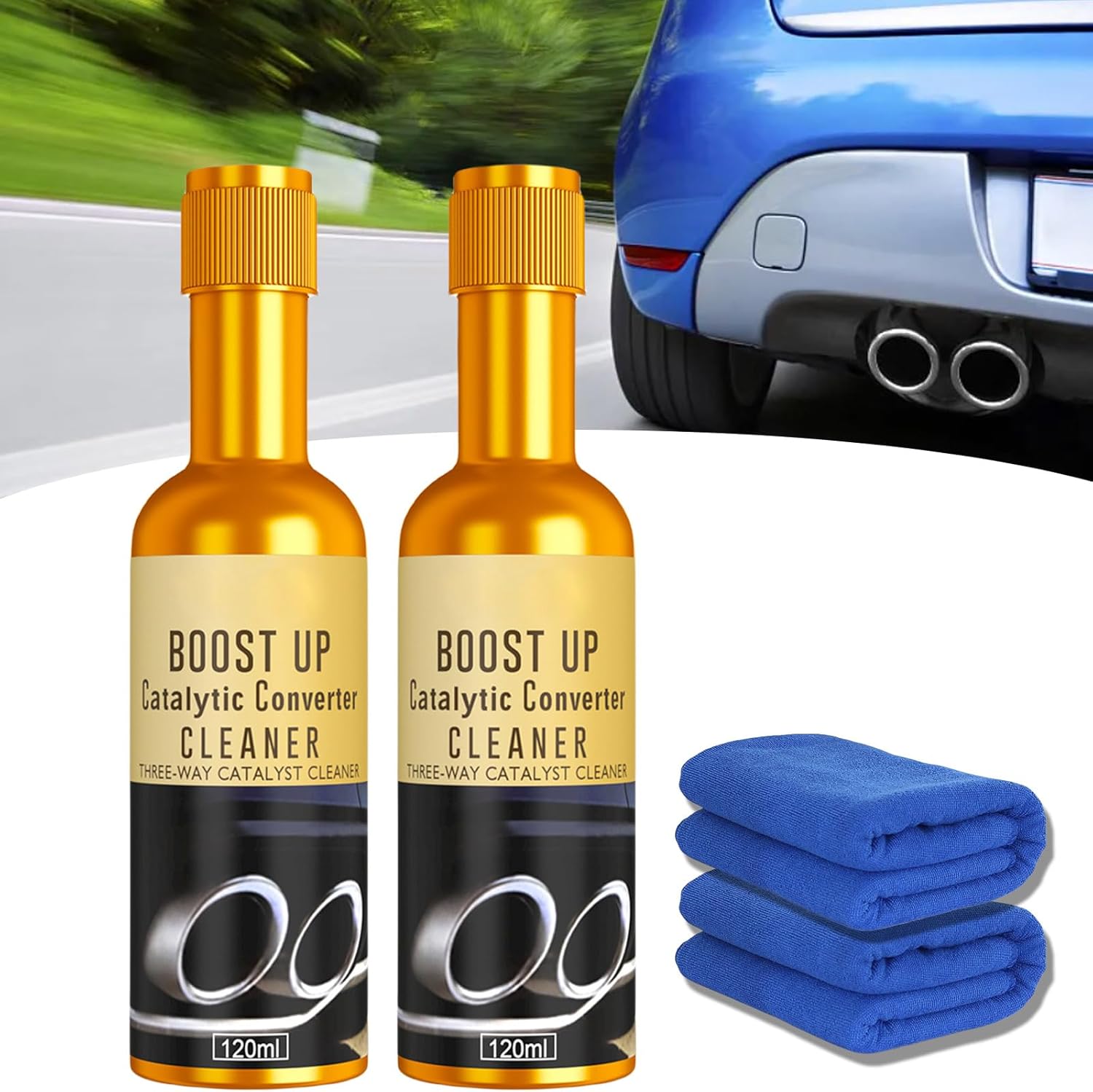 WOSLXM Instant Car Exhaust Handy Cleaner, Boost Up