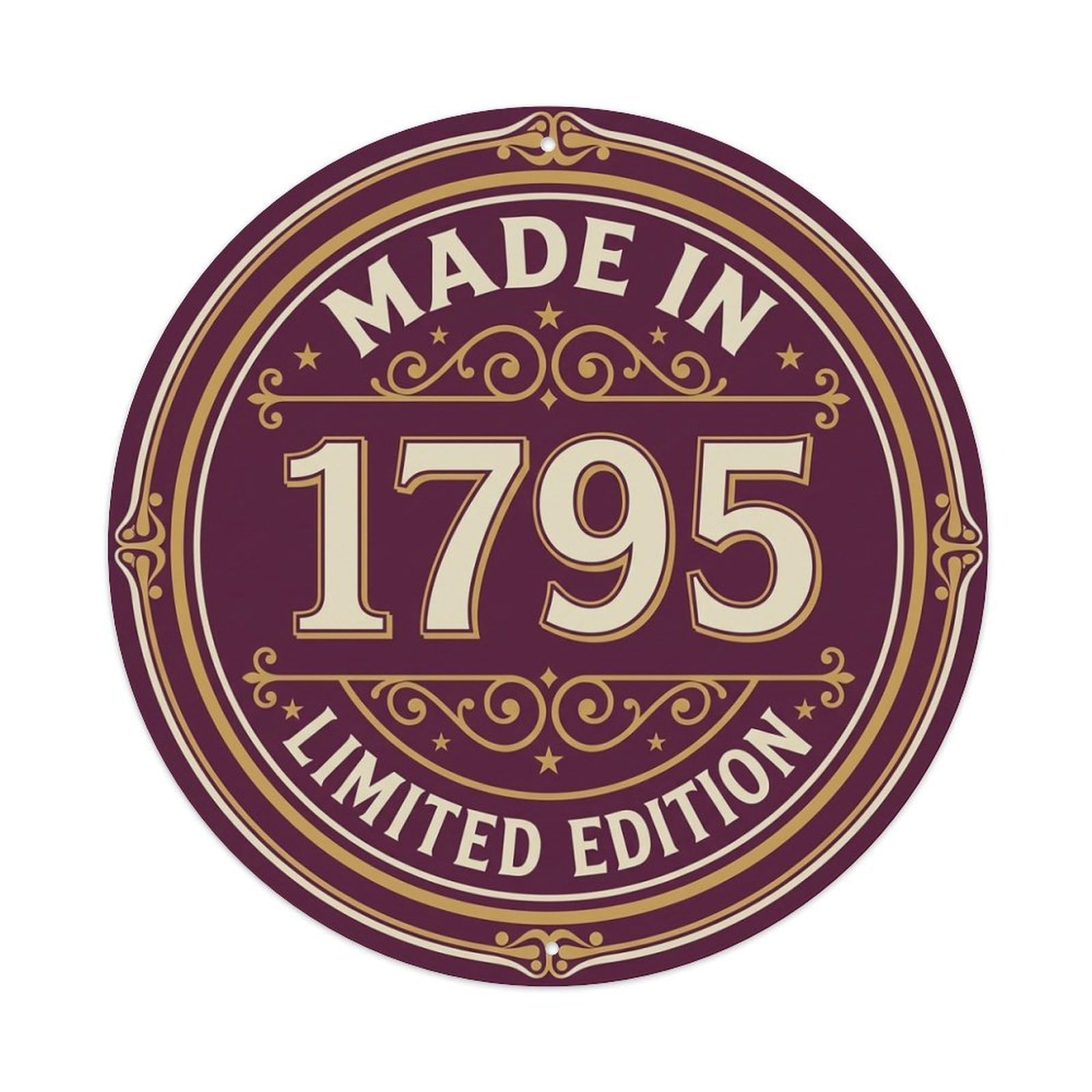 Made In 1795 Limited Edition Metal Tin Sign