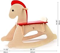 Vista 4 de Caballo de madera Hape Wood Rock and Riders, Beige