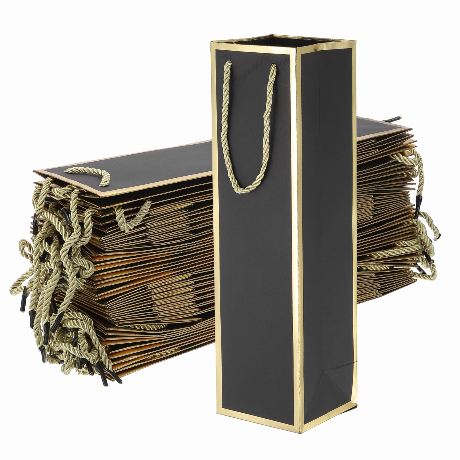 Bolsas de papel para botellas de vino en cenas de aniversario, Navidad y recepciones sofisticadas 8