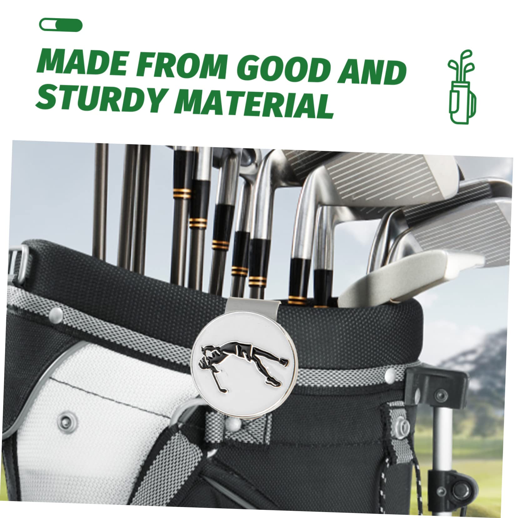 Milisten Magnetische Golf Hut Clips Tragbare Golf Ballmarkierer Für Hüte Mützen Und Bekleidung Praktische Golfaccessoires Für Herren Und Damen