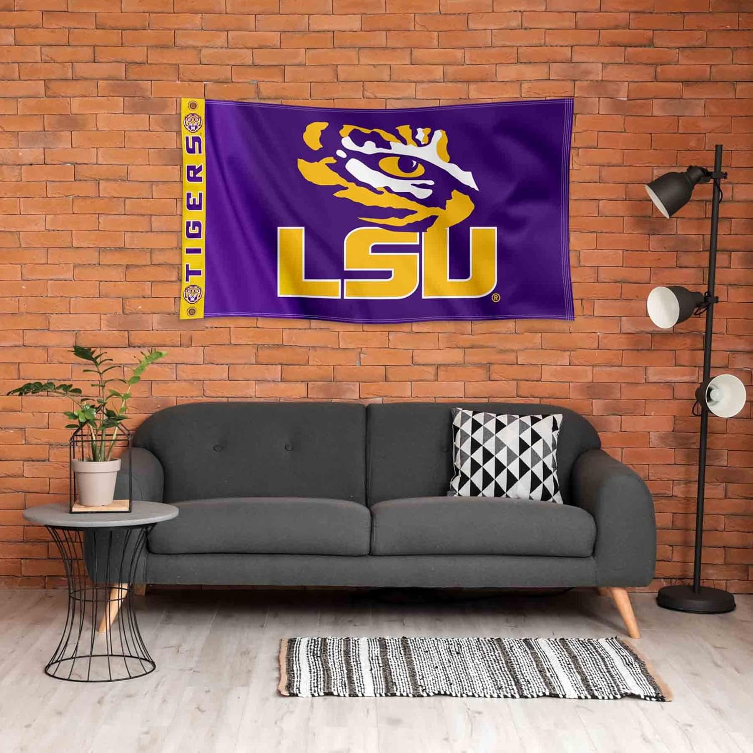 College Flags & Banners Co. Louisiana State LSU Tigers Printed Header 3x5 Foot Banner Flag - Image 4
