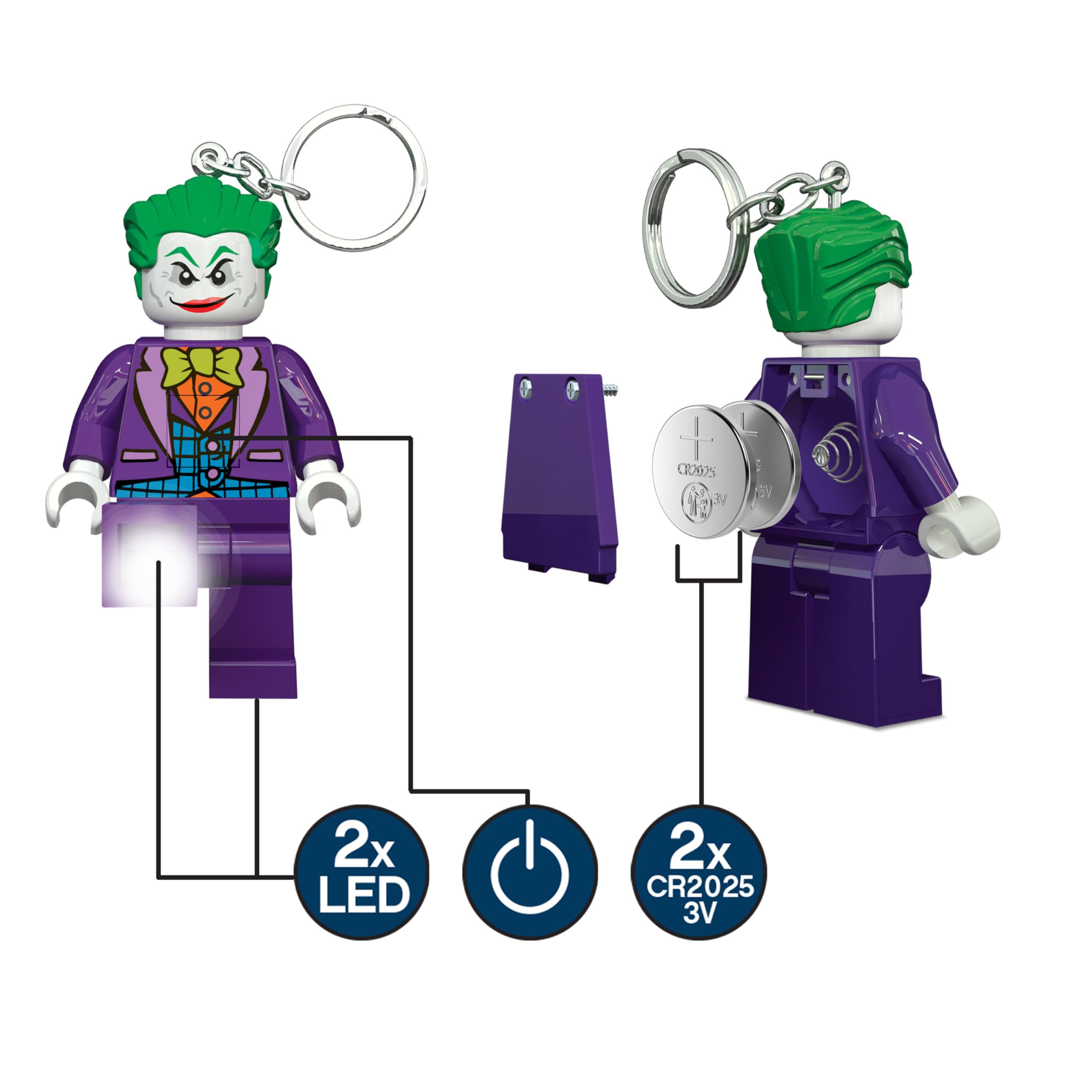 Amazon.com: LEGO DC Super Heroes Large 3 Inch Tall Figure Keychain