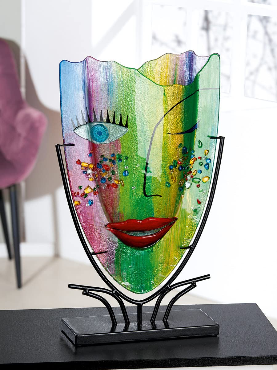 vaas kopen? moderne kleurrijke gezicht glazen vaas Rouge - Murano vaas kopen? moderne kleurrijke gezicht glazen vaas Rouge - Murano