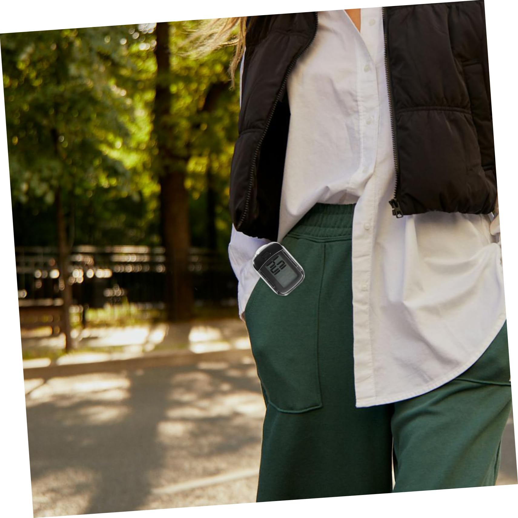 Abaodam Contapassi Con Cordino Per Camminare Esercizi Da Jogging e Fitness Monitoraggio Attività Sonno e Calorie Per Escursioni All
