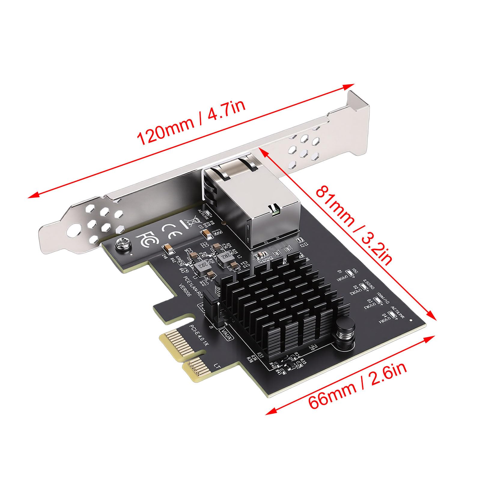 Topiky Adapter Ethernet PCIe X1 10 Gb Kontroler Realtek RTL8127AT do Szybkiego Przesyłania Danych w Systemach NAS do Komputerów Gier