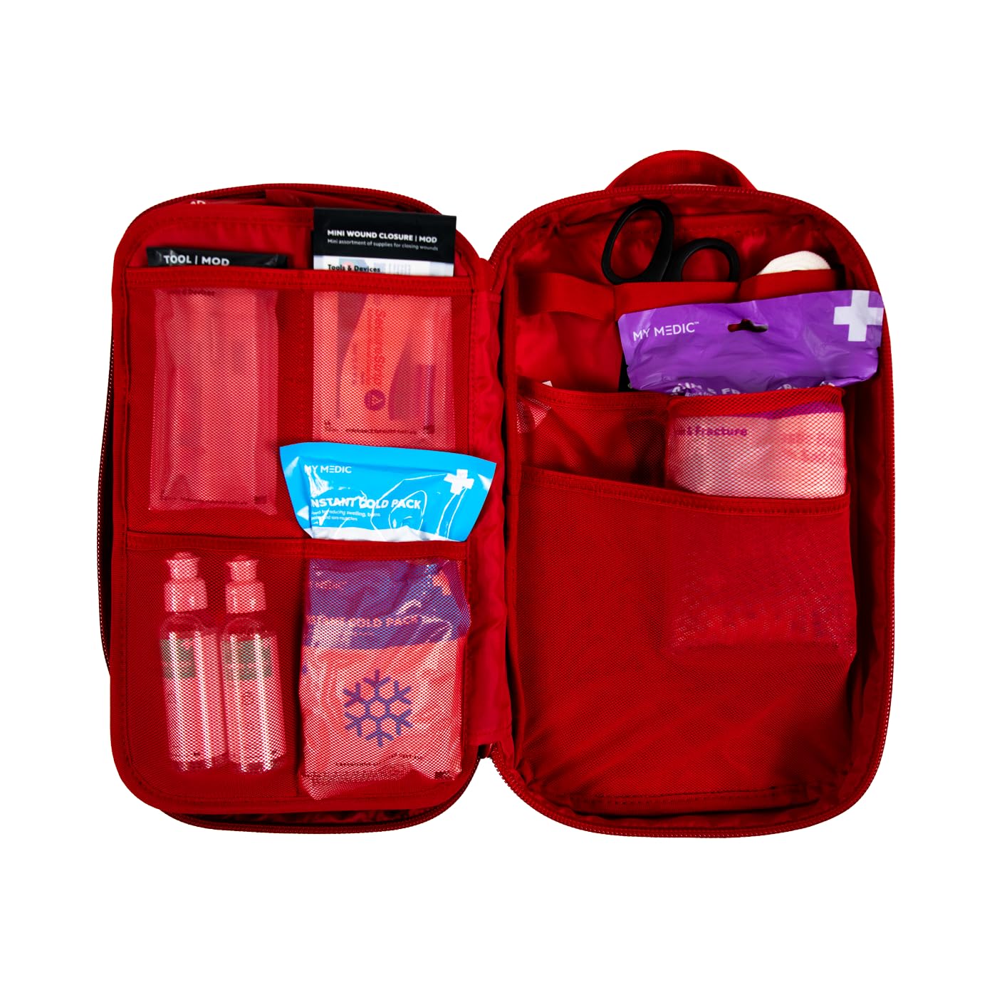 My Medic MYFAK Large Standard - HSA FSA First Aid Kit - Comprehensive Home Medical Kit with 150 Items - IFAK for Camping Car or Boat - Red — Amazon image 8